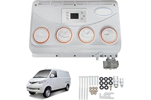 RETRIN Klimaanlagen-Verdampferbaugruppe 5-Gang-Temperatureinstellung 12V/24V RV-Klimaanlage,Intelligente Frequenzumwandlung + Fernbedienung,für PKW,LKW,Wohnmobile,24V