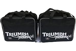 ‎GREAT BIKERS GEAR GREAT BIKERS GEAR - Packtaschen für Triumph Expedition Aluminiumgehäuse Gedruckt Neues Paar von hervorragender Qualität Koffer innentaschen Motorrad
