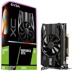 EVGA GeForce GTX 1660 XC GAMING, 6GB GDDR5, HDB Fan, Graphics Card 06G-P4-1163-KR