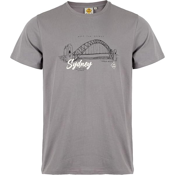 ROADSIGN Australia Herren T-Shirt | Mit Känguru-Logo | 100% Baumwolle