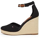 Tommy Hilfiger Women's Flag Closed Toe Ankle Strap Wedge Espadrilles