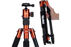 Rollei C5I | pomarańczowy | lekki statyw fotograficzny | aluminiowy | statyw podróżny | makro | monopod | Arca Swiss