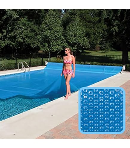 Bâche à Bulle Ubbink Pour Piscine Hexagonale 410cm - 400 Microns - Couverture D'Été Flottante