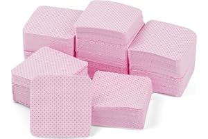 RUIG 300Pcs Lint Free Wipes for Nails, Lint Free Polish Pads Absorbent Remover Wipes for Clean DIY Nail Art