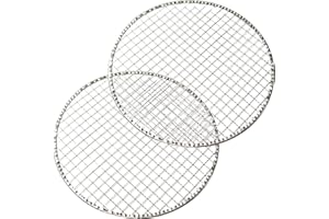 FINALCOOL 2 Estera De Malla Para Parrilla De Barbacoa,Malla BBQ Estera Desechables ，28 X 28 Cm, Aptos Para Camping, Jardín, Picnic Y Barbacoa Al Aire Libre, Para Asar Carne Y Verduras.