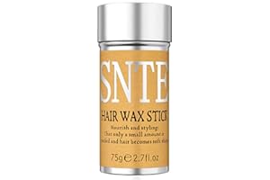 Samnyte Barra de cera para el cabello, para pelucas de control de bordes, Pomada no grasa para Flyaways, pelo Frizz - 75 g