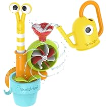 Arrosoir Jouet Pour Bébé – En Forme De Fleur – ABS, 12,5 Cm – Pour Bain, Plage, Jardin – Développe Motricité – Couleur Aléatoire