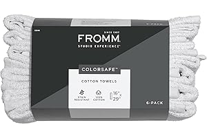 Fromm 6 Count Colorsafe Towel White