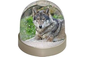 Advanta Group A Gorgeous Wolf Photo Snow Globe Waterball