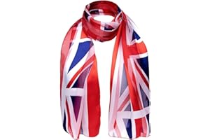 Cloud9Basic Retro Unisex Irish/Scotch/UK Design Neck Flag Scarf/Satin Head with Stripe Design