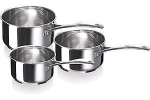 Bekaline 12066974 Chef Série de 3 Casseroles en acier Inoxydable 16/20 cm
