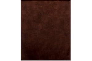 REALEATHER CRAFTS Realeather SS0811 2003 Veloursleder Lederlaken, Leder, schokobraun, 8.5" x 11"