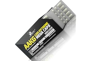 T-NUTRITION AAKG 1250 EXTREME - L-Arginine - Complément alimentaire pour la croissance musculaire anabolique - PAS de booster - Pompe musculaire (30 gélules)