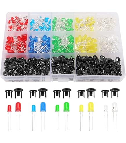 Lumonic 50x LED superluminosi di tipo SMD 0603 - LED alta potenza da saldare da soli per il fai da te in colore bianco 3000K - Dimensioni: 1,6x0,8mm