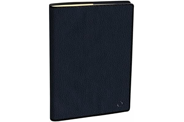 Quo Vadis - Agenda - 2026 - Président Prestige - Semainier Planning - Français - Marlow - Bleu - 13 mois de décembre à décembre - 21x27 cm - Papier Clairefontaine ivoire - Fabrication française
