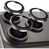 Babilden iPhone 17 Pro / 17 Pro Max İle Uyumlu Kamera Lens Koruyucu Al&uuml;minyum Alaşım &Ccedil;er&ccedil;eveli Telefon Lensi Temperli Cam Kor