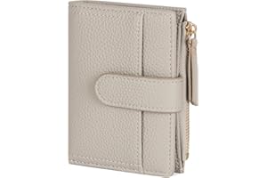 RRANCharltu Portafoglio Donna Pelle Portafoglio Donna Piccolo Portamonete Ragazza con Slot Per Schede, Grigio chiaro