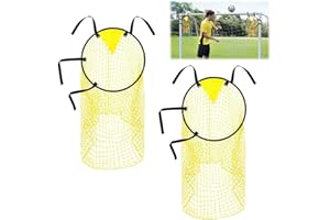 RUTBUE 2 Pack Soccer Top Bins Target Net, Top Bins Football Targets Goal Net, Football Goal Target Net for Shootings Accuracy Training Practice Equipment