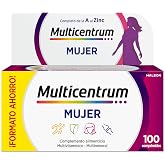 Multicentrum Women's Multimineral Multivitamin Gluten Free, 100 Tablets | Vitamins &amp; Minerals for Women, Vitamin C &amp; Zinc, Gl