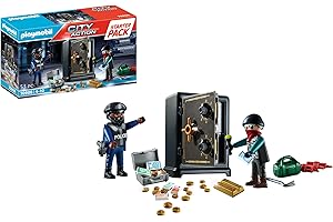 PLAYMOBIL City Action 70908 Starter Pack Tresorknacker, Spielzeug für Kinder ab 4 Jahren