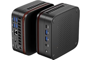 NiPoGi Pinova P1 Mini PC AΜD Ryzen 3250U W11 Pro(2C/4T,Max 3,5GHz,Mieux Que 3200U/N100) 8Go DDR4 RAM+256Go SSD,4K Triple Display(HDMI 2.0+Type-C+DP1.4) WiFi5/BT4.2/LAN,Ordinateur de Bureau Éducation