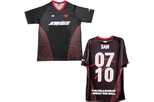 BANB ATEEZ T-Shirt, la camaraderie Brise Le Tee-Shirt de Support Wall Kpop Merch pour Les Fans