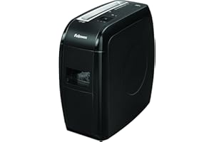 ‎FELLOWES Fellowes Powershred 21Cs Partikelschnitt Aktenvernichter (P-4), 12 Blatt Papierschredder mit SafeSense Technologie für Zuhause
