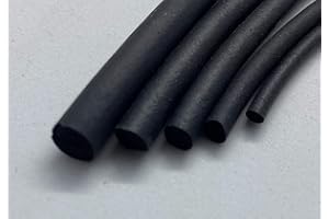 CTA Dichtungen 1x Meter Rundschnur Moosgummi Fugenprofil Rundprofil Fügendichtband EPDM schwarz Ø 6mm 1C16-04