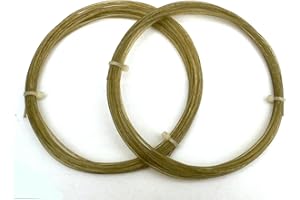 JANIKA Genuine real natural gut tennis racquet string 16 guage 1.5mm thick 2x6.5 metre pieces pro