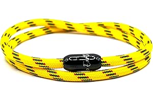 KAROO EARTH JEWELLERY Rope Bracelet | Unisex Braided Paracord Nautical Double Wrap Bracelet with strong Magnetic Clasp | Waterproof surfer bracelet