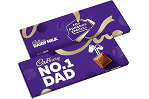No 1 Dad Dairy Milk 850g Father's Day Large Bar by Cadbury Gifts Direct