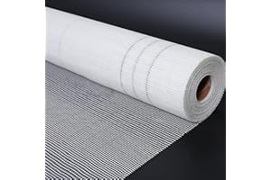 CHZIMADE Drywall Master Rendering Render Mesh Plastering Mesh Fiberglass Mesh-160g/sm, 1x6M, Rendermesh for Plastering Rendering Crack Repair