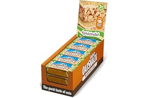 ‎BEST BODY NUTRITION Best Body Nutrition Davina Energy OatSnack Riegel - Apfelstrudel - Haferflocken Kohlenhydrat Riegel, von Hand gemacht, 15 x 65 g Riegel/Box (975 g)
