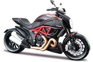 Maisto DUCATI DIAVEL CARBON - Modellino in alluminio pressofuso da costruire, scala 1:12