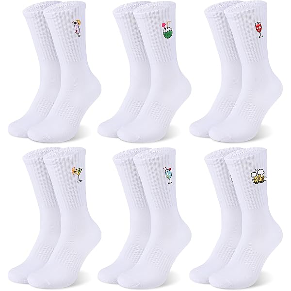 Chaussettes De Sport Pour Femme - Lot De 6 Paires En Coton, Tailles 38-43, Avec Rayures Noir/blanc/gris, Confortables Et Respirantes