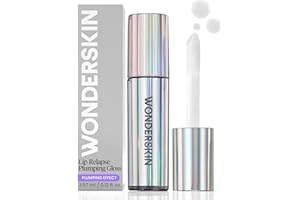 Wonderskin Lip Plumper Gloss – Lip Relapse Plumping Gloss per labbra dall’aspetto più pieno, idratante, non appiccicoso e con finish brillante