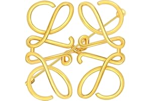 VIVILE Eleganter Gold Silber Brosche für Frauen,Sterling Silber Große Broschen Nette Mode Schmuck Geschenke für Frauen