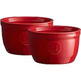 Emile Henry Ramekin Fırın Kabı 2 Adet 9 cm Kırmızı/Burgundy