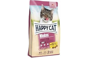 Happy Cat 70409 – Happy Cat Minkas steriliserat fjäderfä – torrfoder med Yucca för kastrerade katter – 10 kg innehåll