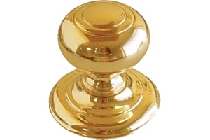 IMEX EL ZORRO Imex der Fuchs 76001 Türknauf Messing Glanz, 65 x 80 mm)