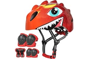 ‎VICTGOAL VICTGOAL Fahrradhelm Kinder zu Radsport Niedliche Cartoon 3D Gestaltet Kinderhelm für Fahrrad Skateboard Rollschuh für Jungen und Mädchen Verstellbare Größe