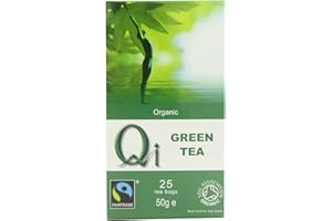 NUGOYA Qi Organic Green Tea 25bag X 7 (Pack of 7)
