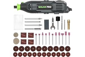 GALAX PRO Rotary Tool Kit, 135W Variable Speed Control 8000-35000 RPM Rotary Tool with 48PCS Accessories Kit for Craft Projects and DIY Projects