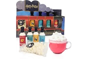 BLUE TREE Harry Potter Hot Chocolate Gift Set - Hogwarts Express Coco Train of 4 x 42g Colour Changing Choxcolate Drinks with Marshmallows. Harry Potter Gifts for Stocking Fillers, Christmas Gifts for Kids