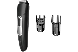 Rowenta Stylis, Rasoio Regolabarba Professionale da Uomo con Lame in Acciaio Inox, 21 Lunghezze Taglio, 2 Pettini Regolabili, 90 Min Autonomia, TN2804E0