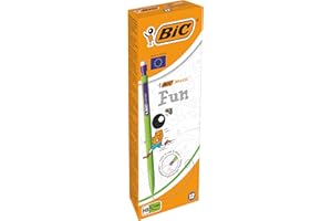 BIC Matic Fun Porte-Mines 0,7 mm HB - Couleurs Assorties, Boîte de 12
