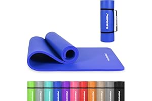 MSPORTS Tappetino Fitness & Yoga Premium antiscivolo – vari formati e colori – Mat da Ginnastica Premium per casa, palestra e Pilates