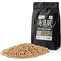 BBQ-Toro Olive Pellets aus 100% Olivenholz | 1 kg | Olivenpellets für Grill, Smoker, Pellet-Pizzaofen und…