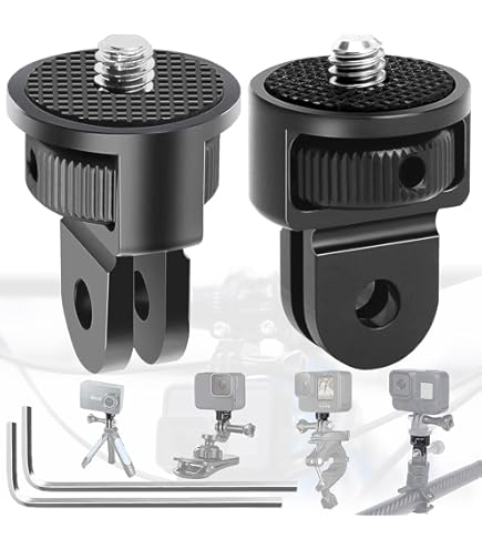 Stativ Adapter Für GoPro & Action-Kameras - 1/4 Zoll Aluminium Halterung