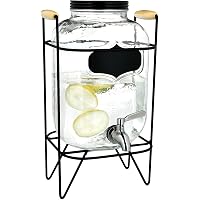 Wasserspender Aus Edelstahl, Schwarz – Praktischer Trinkwasserspender Für Zuhause Oder Büro
